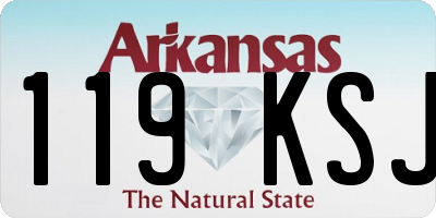 AR license plate 119KSJ
