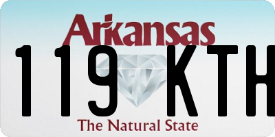 AR license plate 119KTH