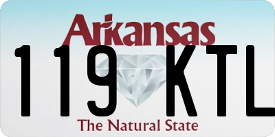 AR license plate 119KTL