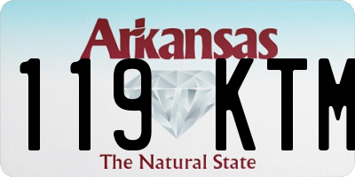 AR license plate 119KTM