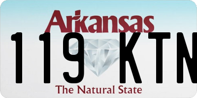 AR license plate 119KTN