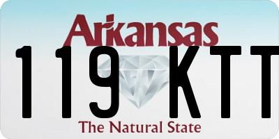 AR license plate 119KTT