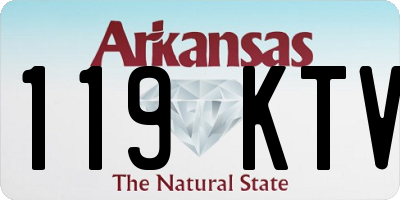 AR license plate 119KTV
