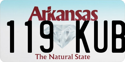 AR license plate 119KUB