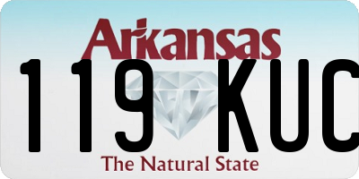 AR license plate 119KUC