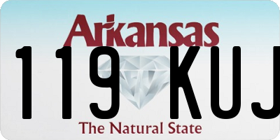 AR license plate 119KUJ