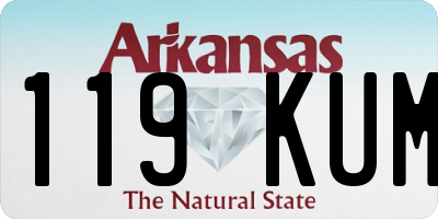 AR license plate 119KUM