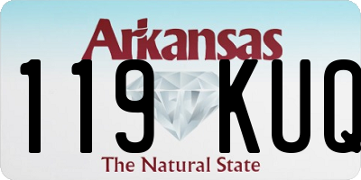 AR license plate 119KUQ