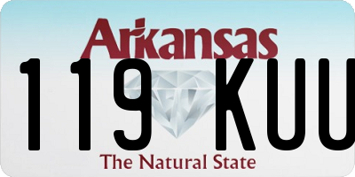 AR license plate 119KUU