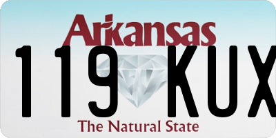 AR license plate 119KUX