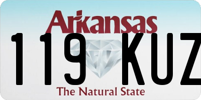 AR license plate 119KUZ