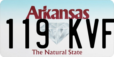 AR license plate 119KVF
