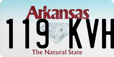 AR license plate 119KVH