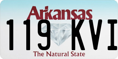 AR license plate 119KVI