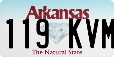 AR license plate 119KVM