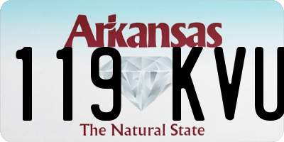 AR license plate 119KVU