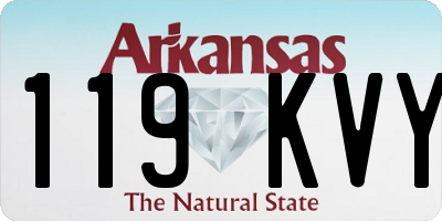 AR license plate 119KVY