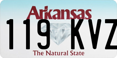 AR license plate 119KVZ
