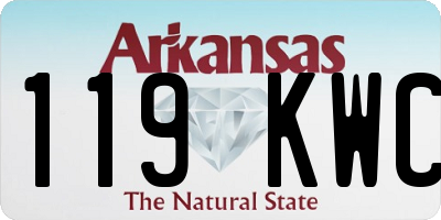 AR license plate 119KWC