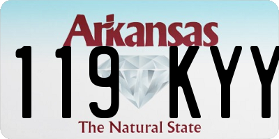 AR license plate 119KYY