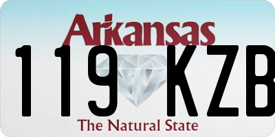 AR license plate 119KZB