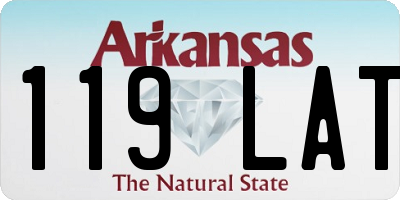 AR license plate 119LAT