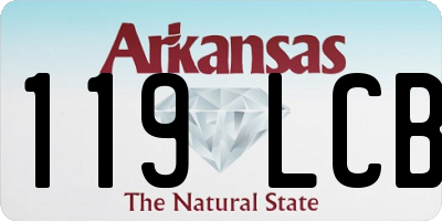 AR license plate 119LCB