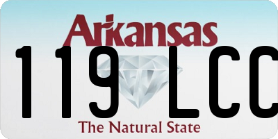 AR license plate 119LCC