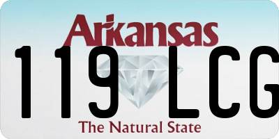 AR license plate 119LCG