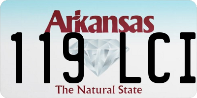 AR license plate 119LCI