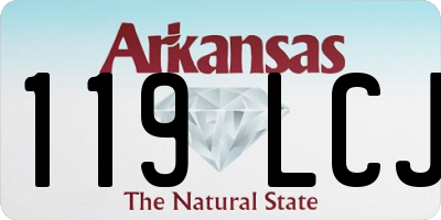 AR license plate 119LCJ