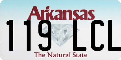 AR license plate 119LCL