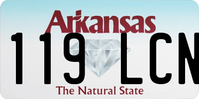 AR license plate 119LCN
