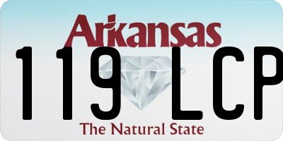 AR license plate 119LCP