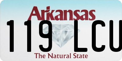 AR license plate 119LCU
