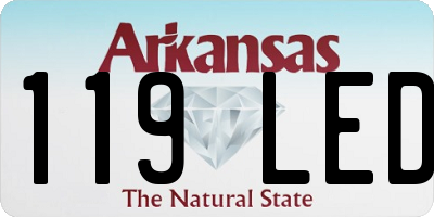 AR license plate 119LED