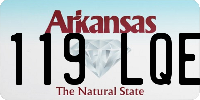 AR license plate 119LQE