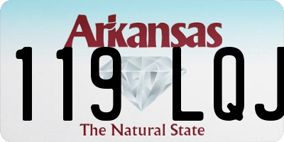 AR license plate 119LQJ