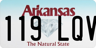 AR license plate 119LQV