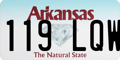 AR license plate 119LQW