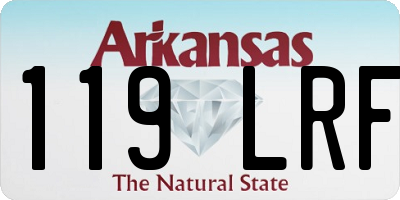 AR license plate 119LRF