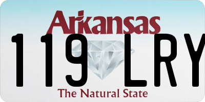 AR license plate 119LRY
