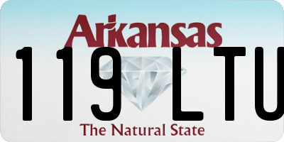 AR license plate 119LTU