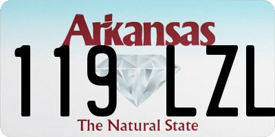 AR license plate 119LZL