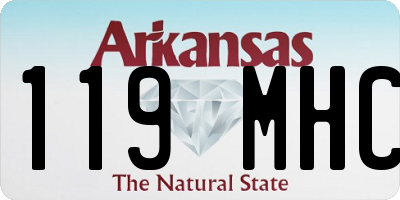 AR license plate 119MHC