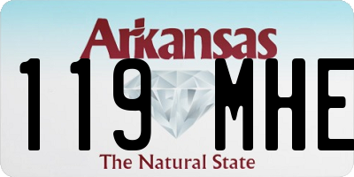 AR license plate 119MHE