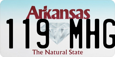 AR license plate 119MHG