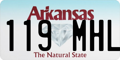 AR license plate 119MHL