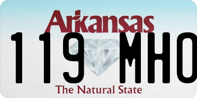 AR license plate 119MHO