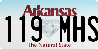 AR license plate 119MHS